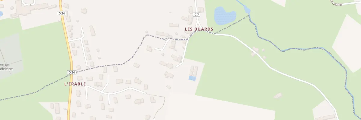 Plan du 3B Les Buards à Tessé-Froulay