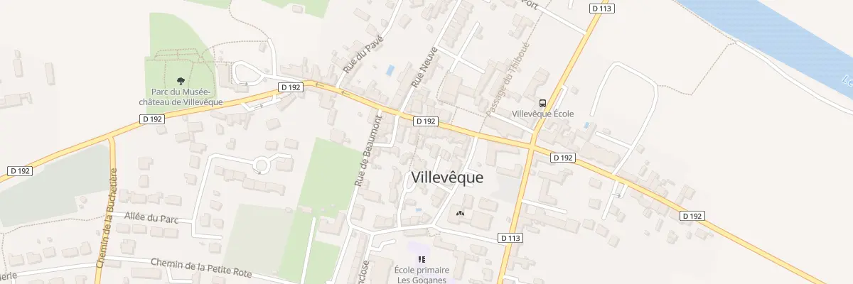 Plan du 21 Rue du Général de Gaulle à Rives-du-Loir-en-Anjou