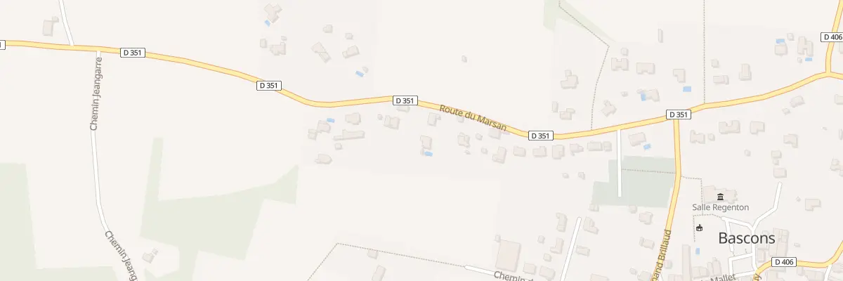 Plan du 463 Rte du Marsan à Bascons