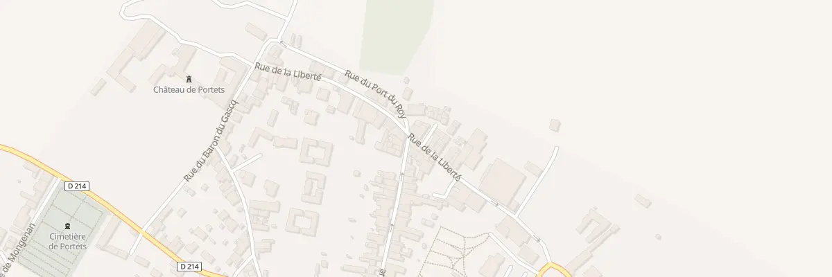 Plan du 14 Rue de la Liberté à Portets