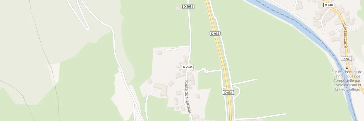 Plan du 5054 Bourg de Bêlesten à Gère-Bélesten