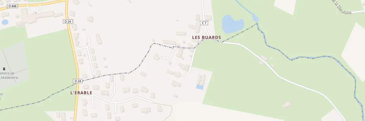 Plan du 3 Les Buards à Tessé-Froulay