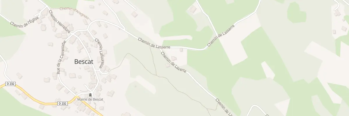 Plan de Che de Lasserre à Bescat