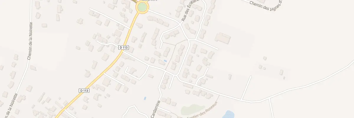 Plan du 14 Rue de la Bleunière à Rives-du-Loir-en-Anjou