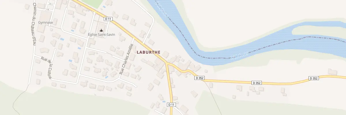 Plan du 1 Pl de Laburthe à Larrivière-Saint-Savin