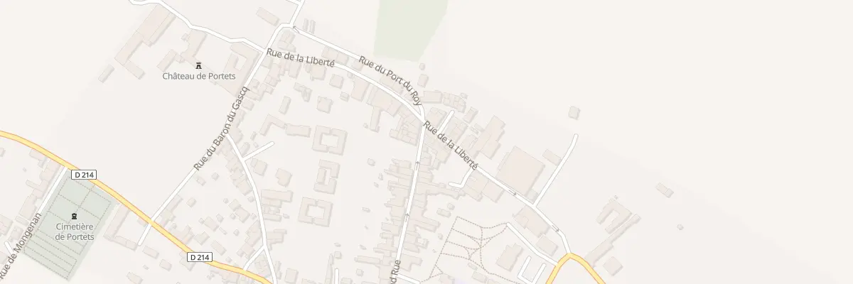 Plan du 46 Gr Grand’Rue à Portets