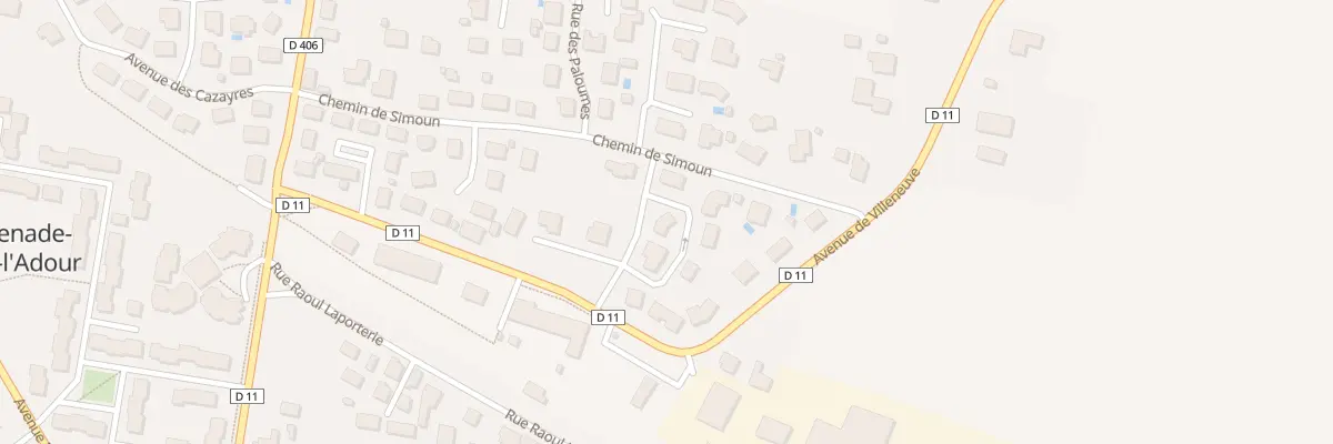 Plan du 3 Rue des Vignes à Grenade-sur-l’Adour