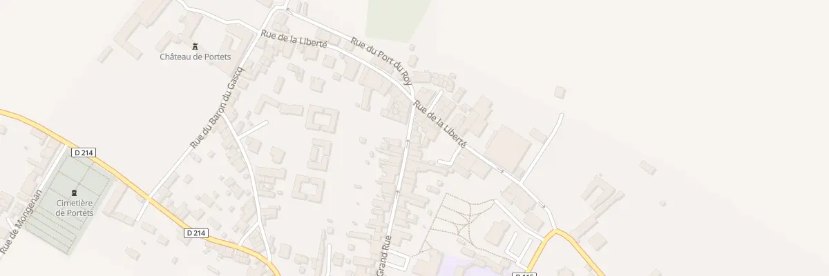 Plan du 42 Gr Grand’Rue à Portets