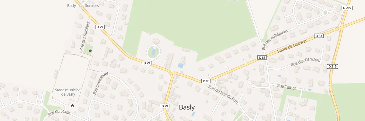 Plan du 14 Rte de Courseulles à Basly
