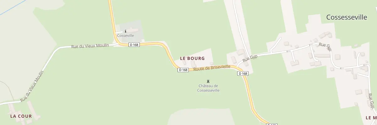 Plan du 215 Rte de Brisevieille à Cossesseville