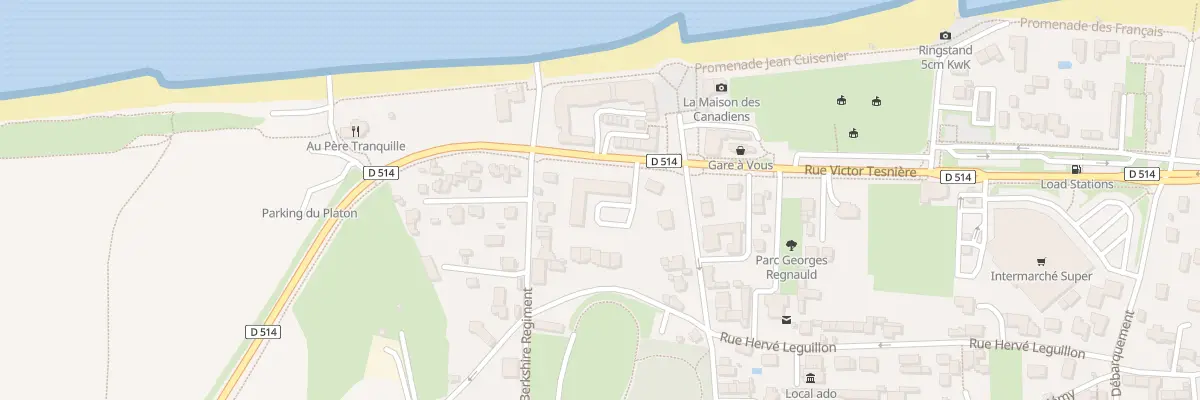Plan du 38 Rue Victor Tesnière à Bernières-sur-Mer