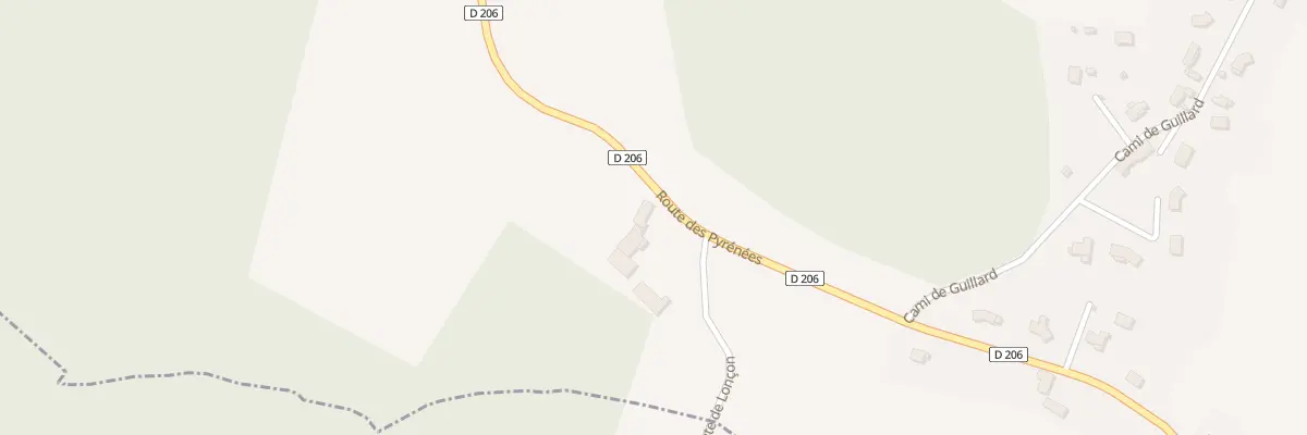 Plan du 1218 Rte des Pyrenees à Momas