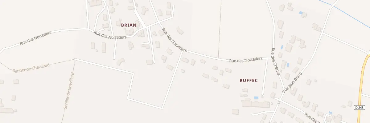 Plan du 1 Brian à Cézac