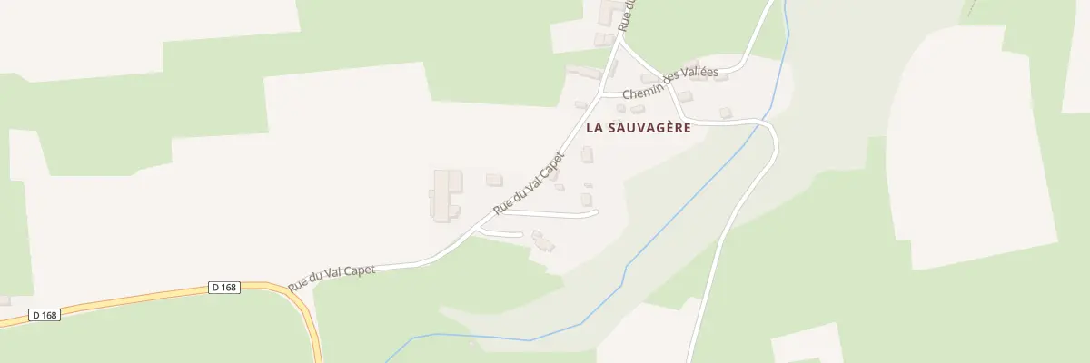 Plan du 238 Rue du Val Capet à Cossesseville
