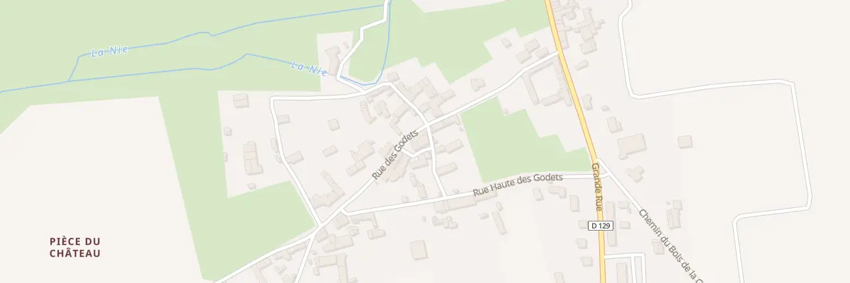 Plan du 7 Rue des Godets à Varaize