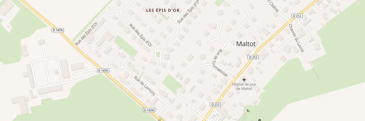 Plan du 6 Rue de Tournebride à Maltot