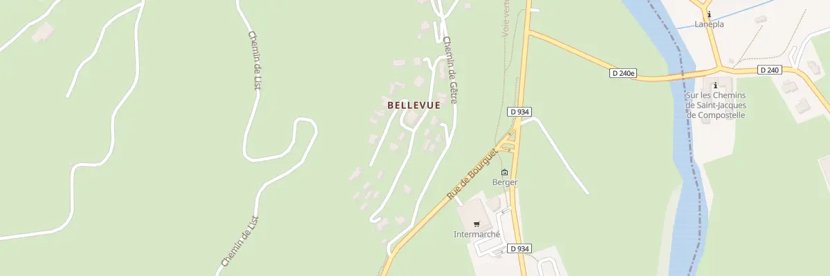 Plan du 4 Lot Bellevue à Laruns