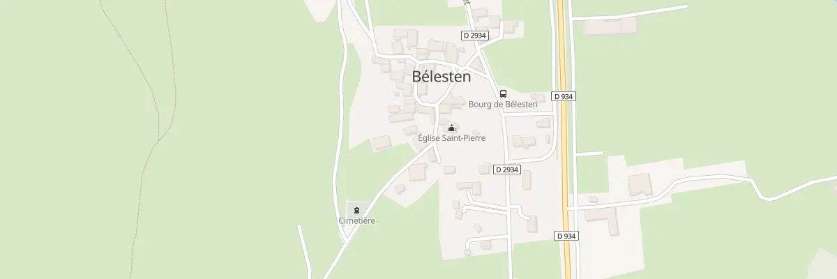 Plan du 1 Rue du Poey à Gère-Bélesten
