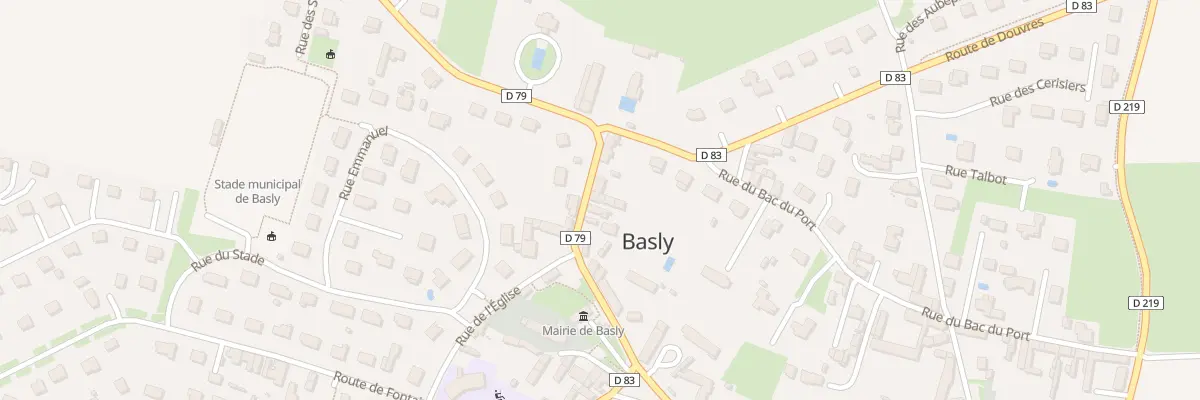 Plan du 8 Rte de Courseulles à Basly