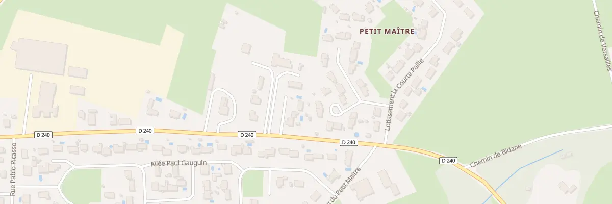 Plan du 361 Luzanne à Saint-Caprais-de-Bordeaux