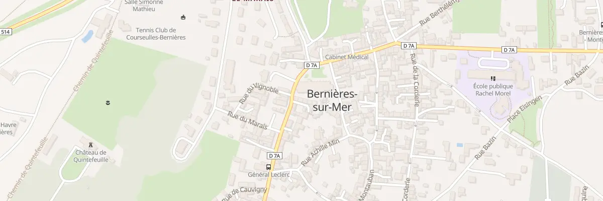 Plan du 223 Rue du Général Leclerc à Bernières-sur-Mer