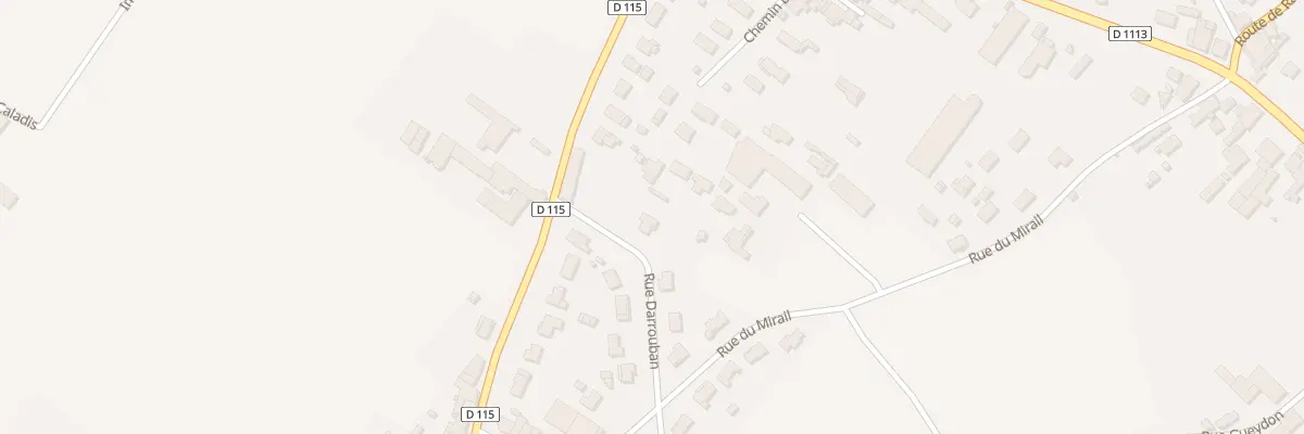 Plan du 17 Che Batie à Baurech