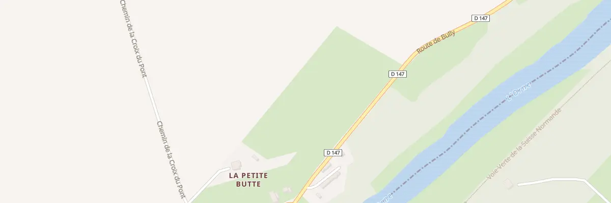 Plan du 1 Che de la Croix du Pont à Amayé-sur-Orne