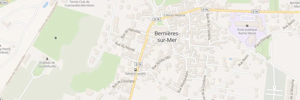 Plan du 257 Rue du Général Leclerc à Bernières-sur-Mer