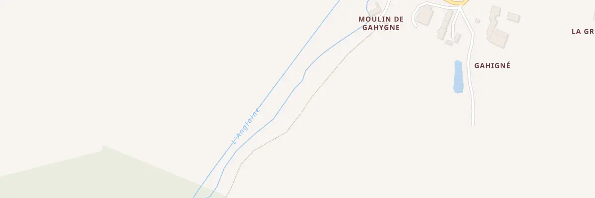 Plan du 1 Le Moulin de Gahigne à Chevaigné-du-Maine
