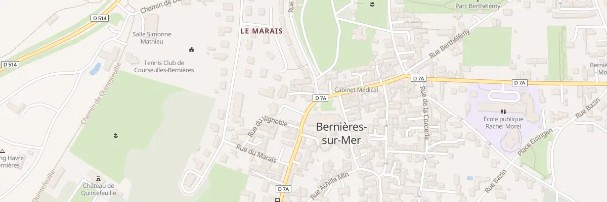 Plan du 46 Rue du Général Leclerc à Bernières-sur-Mer