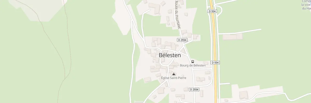Plan du 5069 Bourg de Bêlesten à Gère-Bélesten