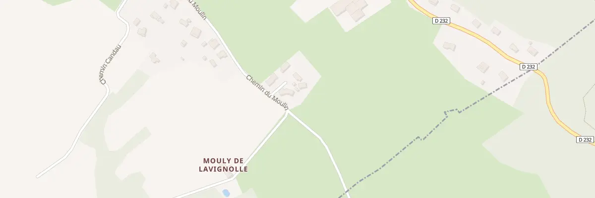 Plan du 2 Che du Moulin à Bescat