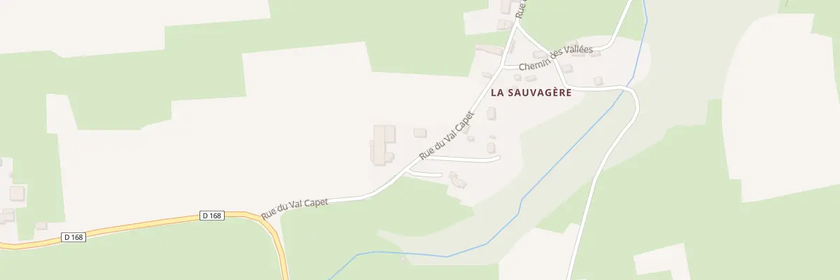 Plan du 223 Rue du Val Capet à Cossesseville