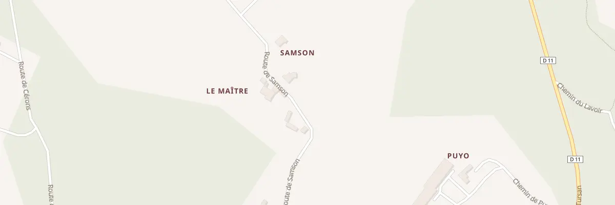 Plan du 623 Rte de Samson à Larrivière-Saint-Savin