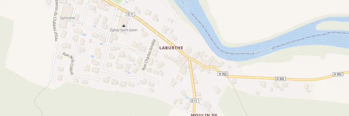 Plan du 410 Av des Arènes à Larrivière-Saint-Savin