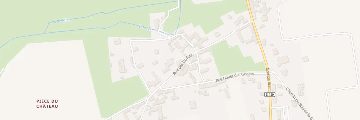 Plan du 12 Rue des Godets à Varaize
