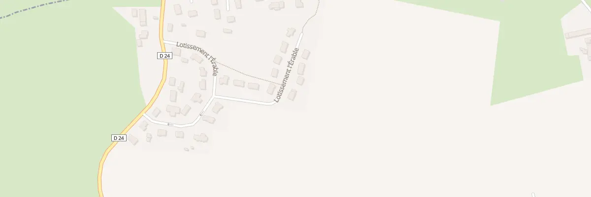 Plan du 40 L’Erable à Tessé-Froulay
