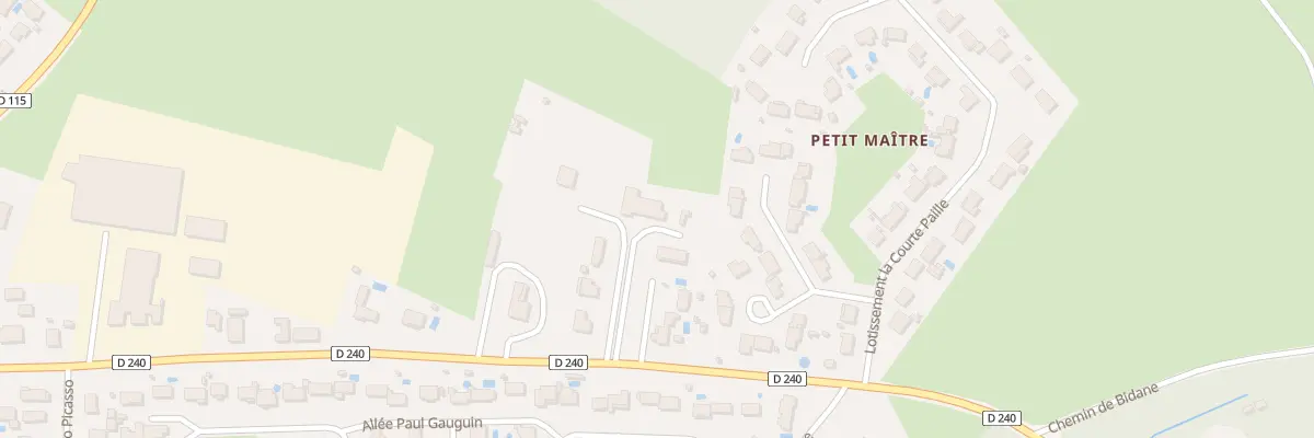 Plan du 50 Av de Luzanne à Saint-Caprais-de-Bordeaux