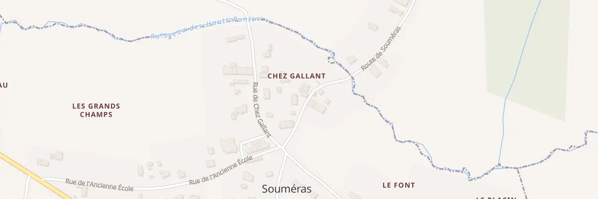 Plan du 3 Rue de l’Ancienne Poste à Souméras