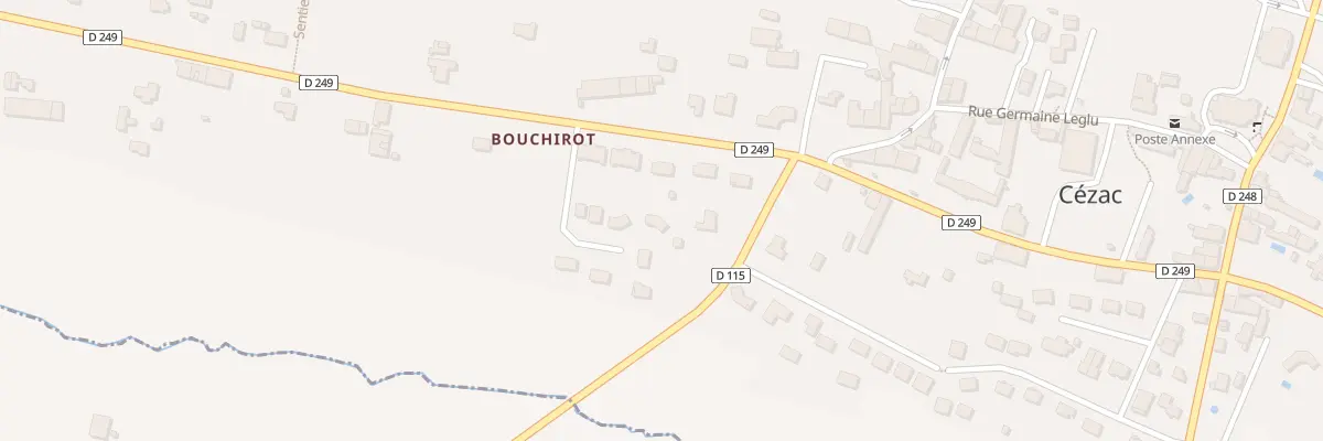Plan du 4E Le Bourg à Cézac