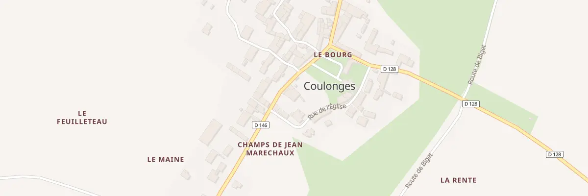 Plan du 11 Rue des Écoles à Coulonges