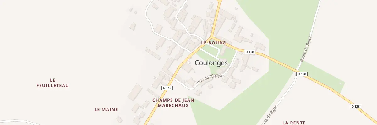 Plan du 9 Rue des Écoles à Coulonges