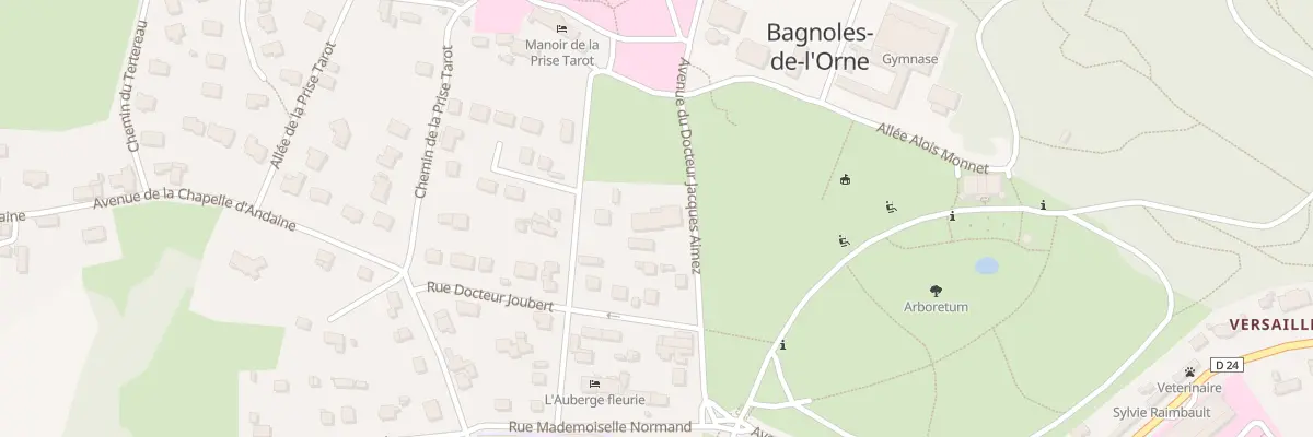 Plan du 13 Av du Docteur Jacques Aimez à Bagnoles de l’Orne Normandie