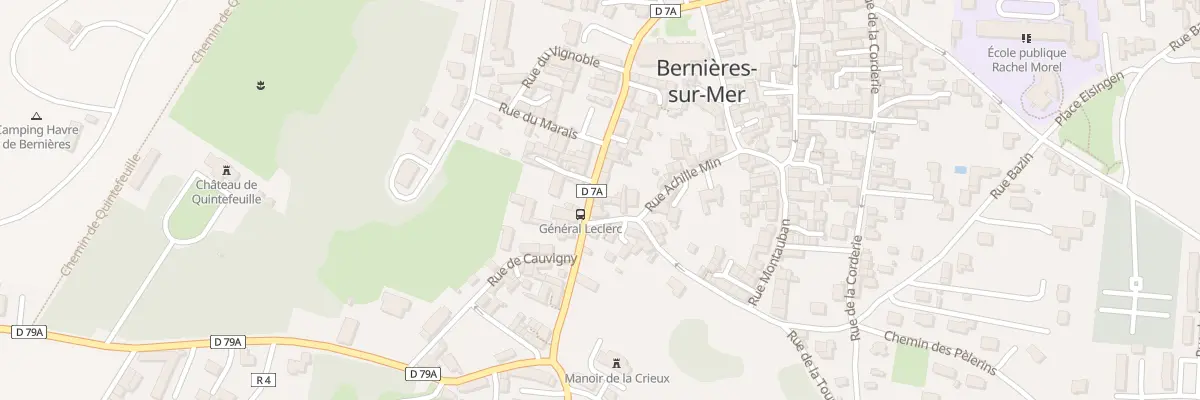 Plan du 315 Rue du Général Leclerc à Bernières-sur-Mer