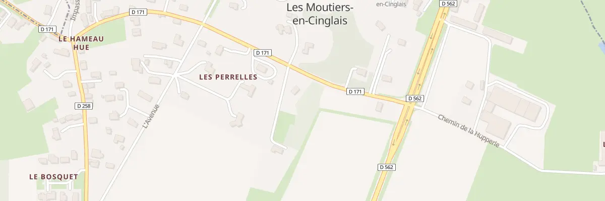 Plan du 201 Rte de la Marchandière aux Moutiers-en-Cinglais