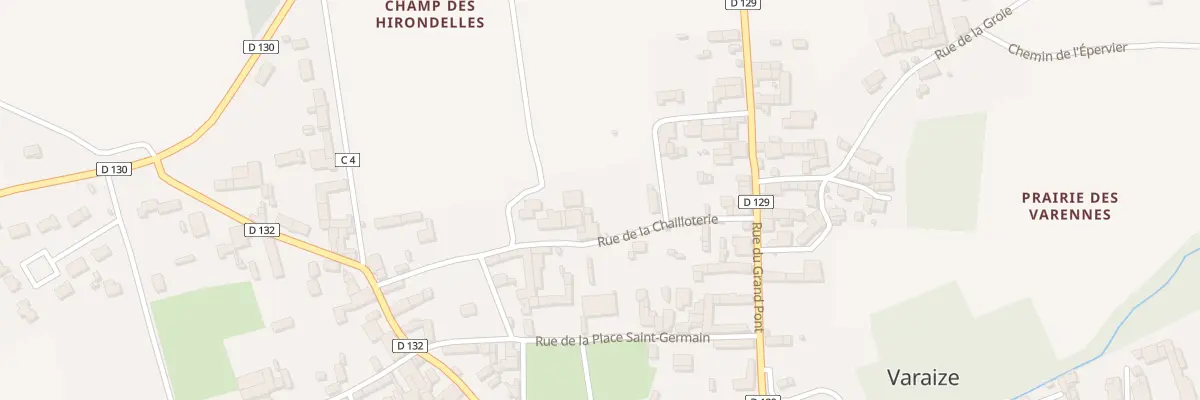 Plan du 8 Rue de la Chailloterie à Varaize