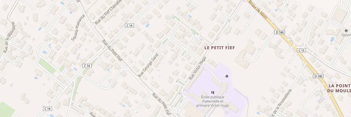 Plan du 51 Rue Alphonse de Lamartine à Aiffres
