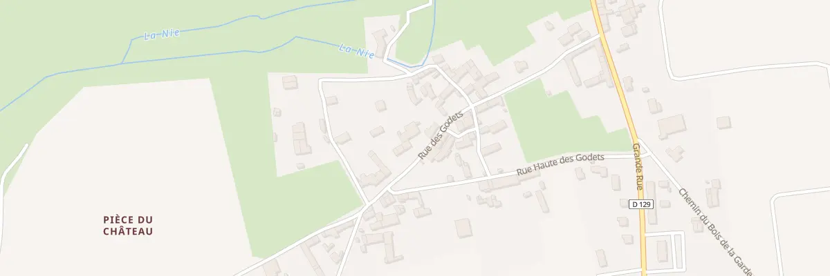 Plan du 14 Rue des Godets à Varaize
