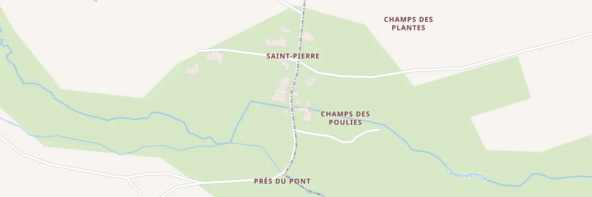 Plan du 2 Ham St Pierre à Corignac