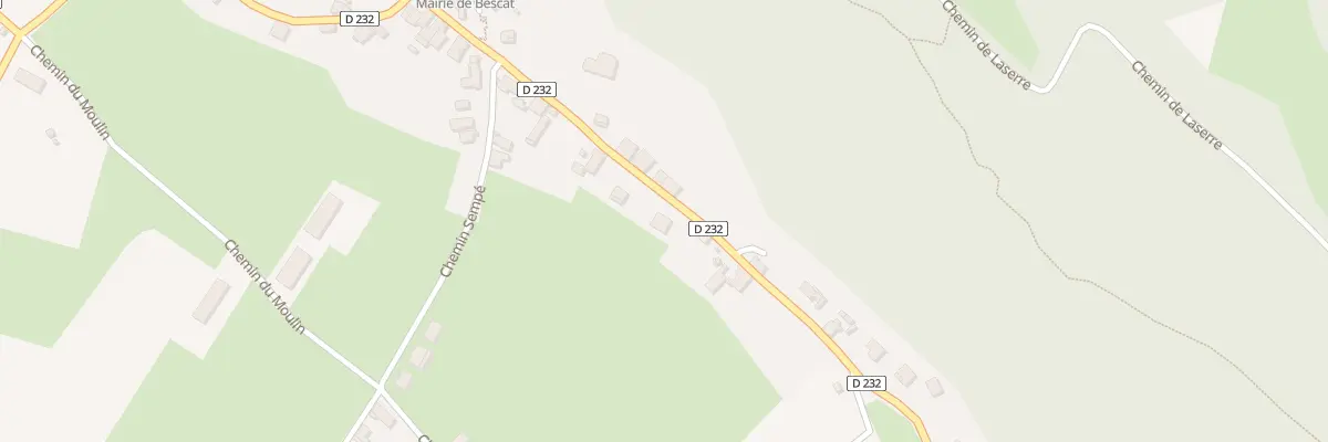 Plan du 17 Rte d’Ossau à Bescat